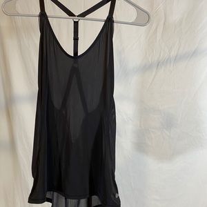 Lululemon Black Strappy Tank